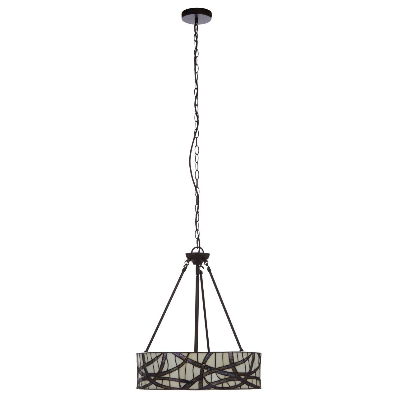 Art Glass Branch Pendant Light