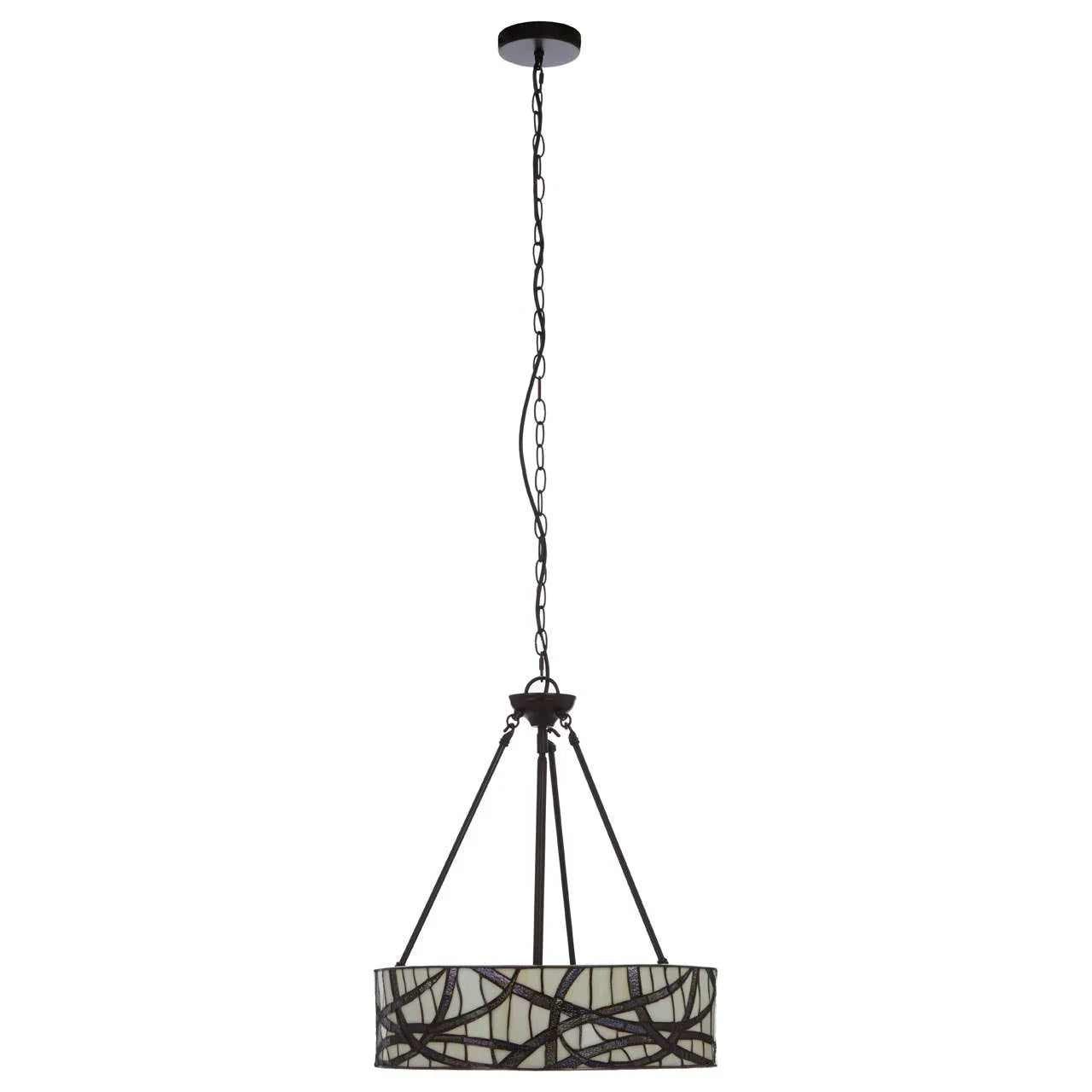 Art Glass Branch Pendant Light