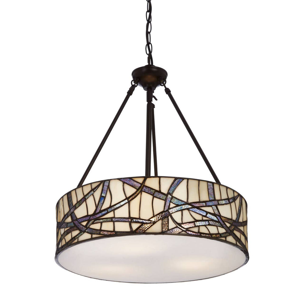Art Glass Branch Pendant Light