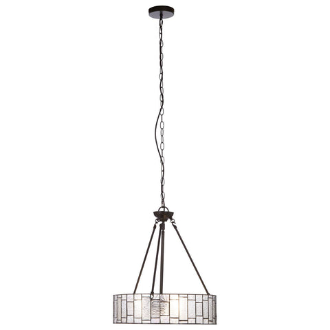 Bronze Glass Pendant Light