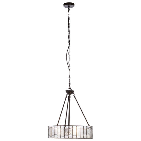 Bronze Glass Pendant Light