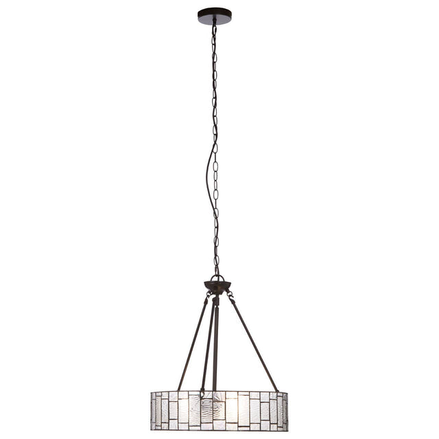 Bronze Glass Pendant Light