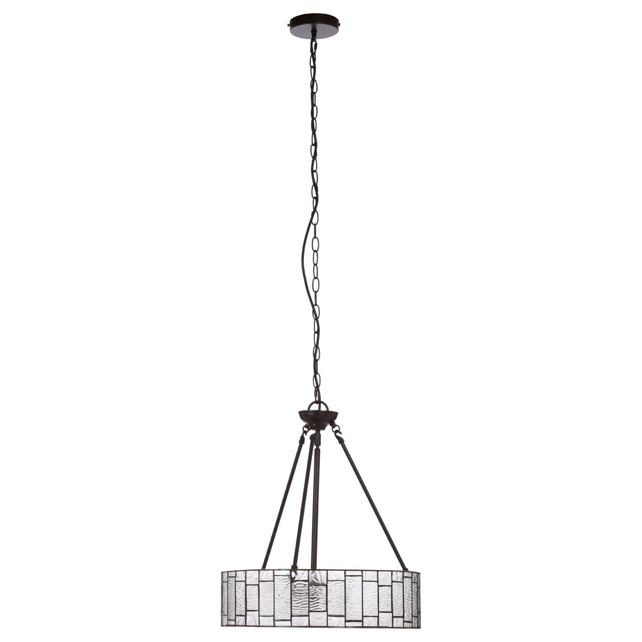 Bronze Glass Pendant Light