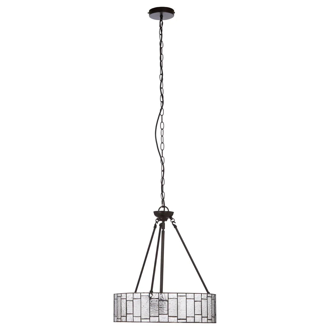 Bronze Glass Pendant Light