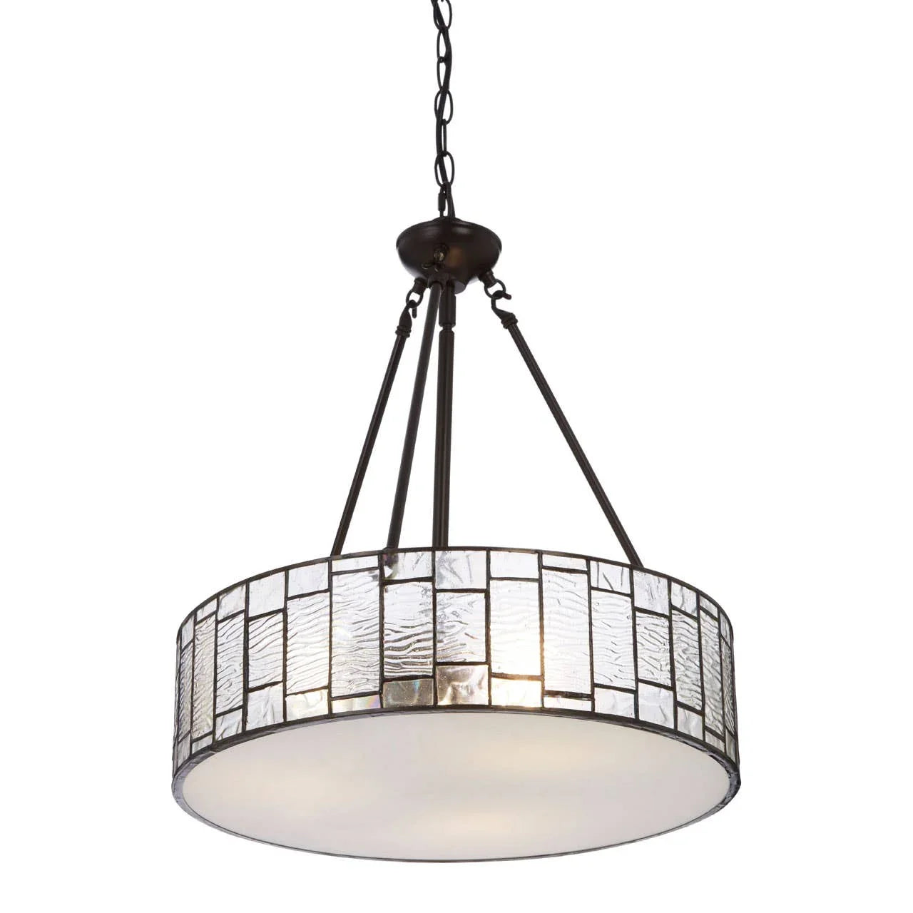 Bronze Glass Pendant Light