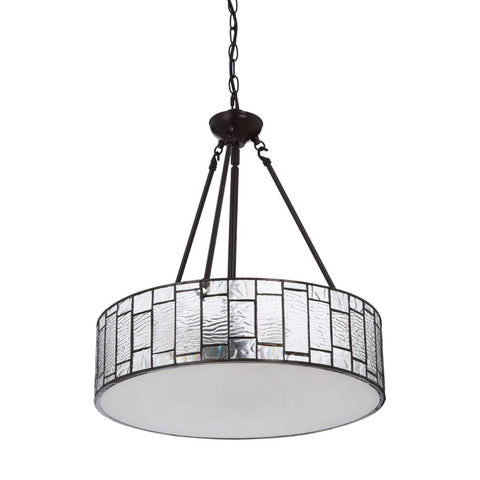 Bronze Glass Pendant Light