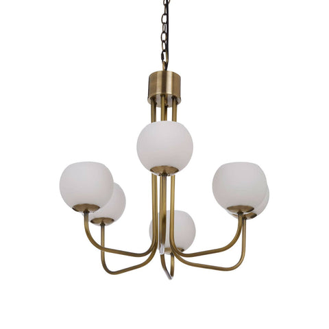 Luxe Brass Chandelier