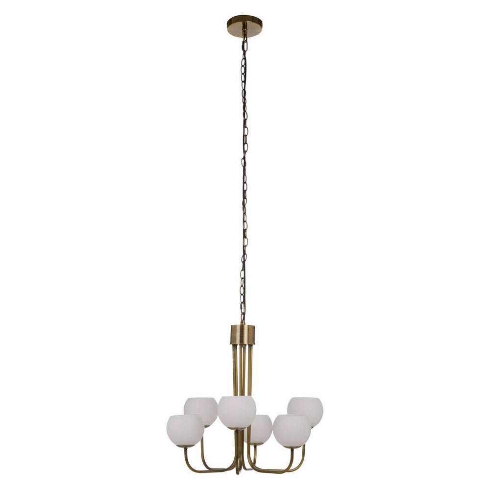 Luxe Brass Chandelier