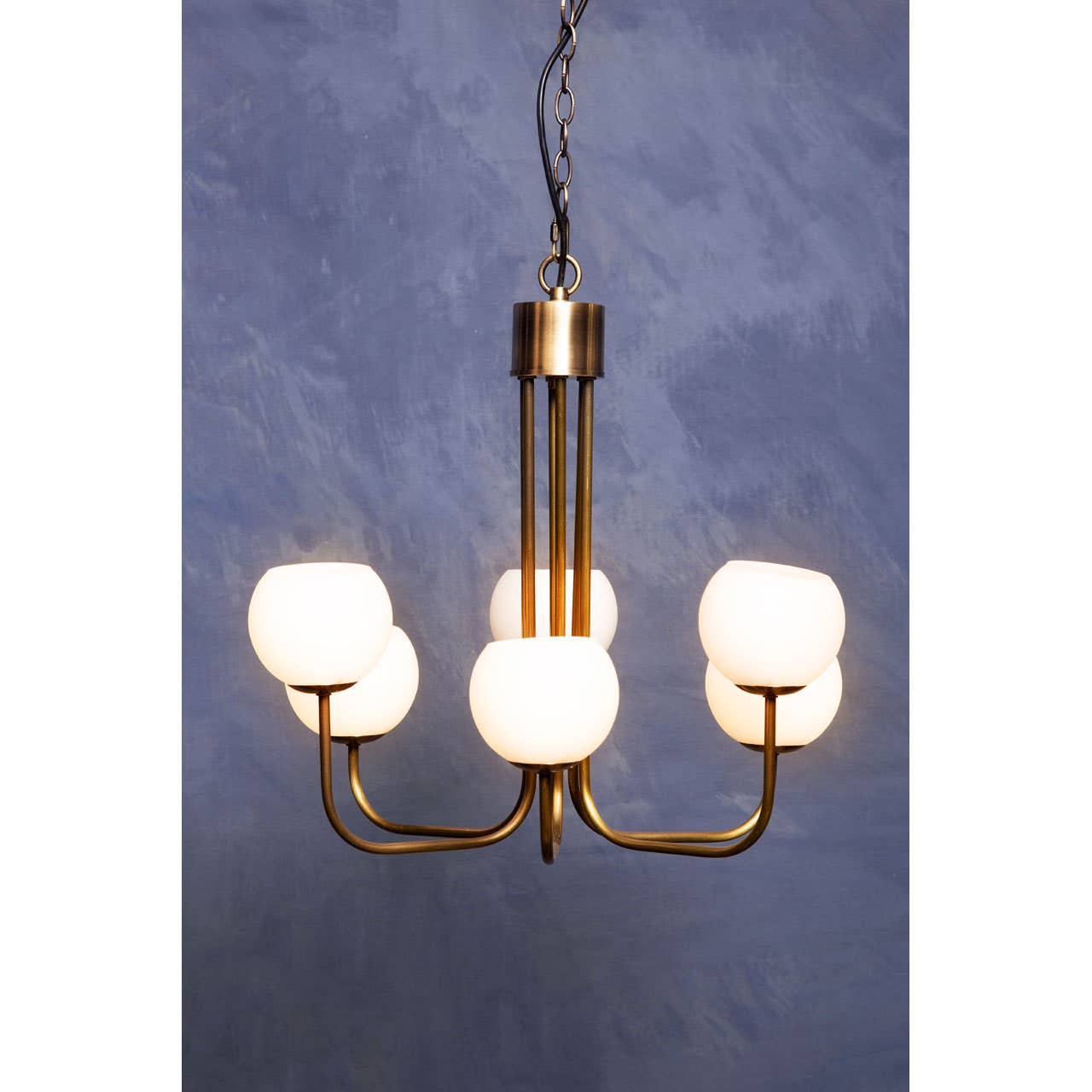 Luxe Brass Chandelier