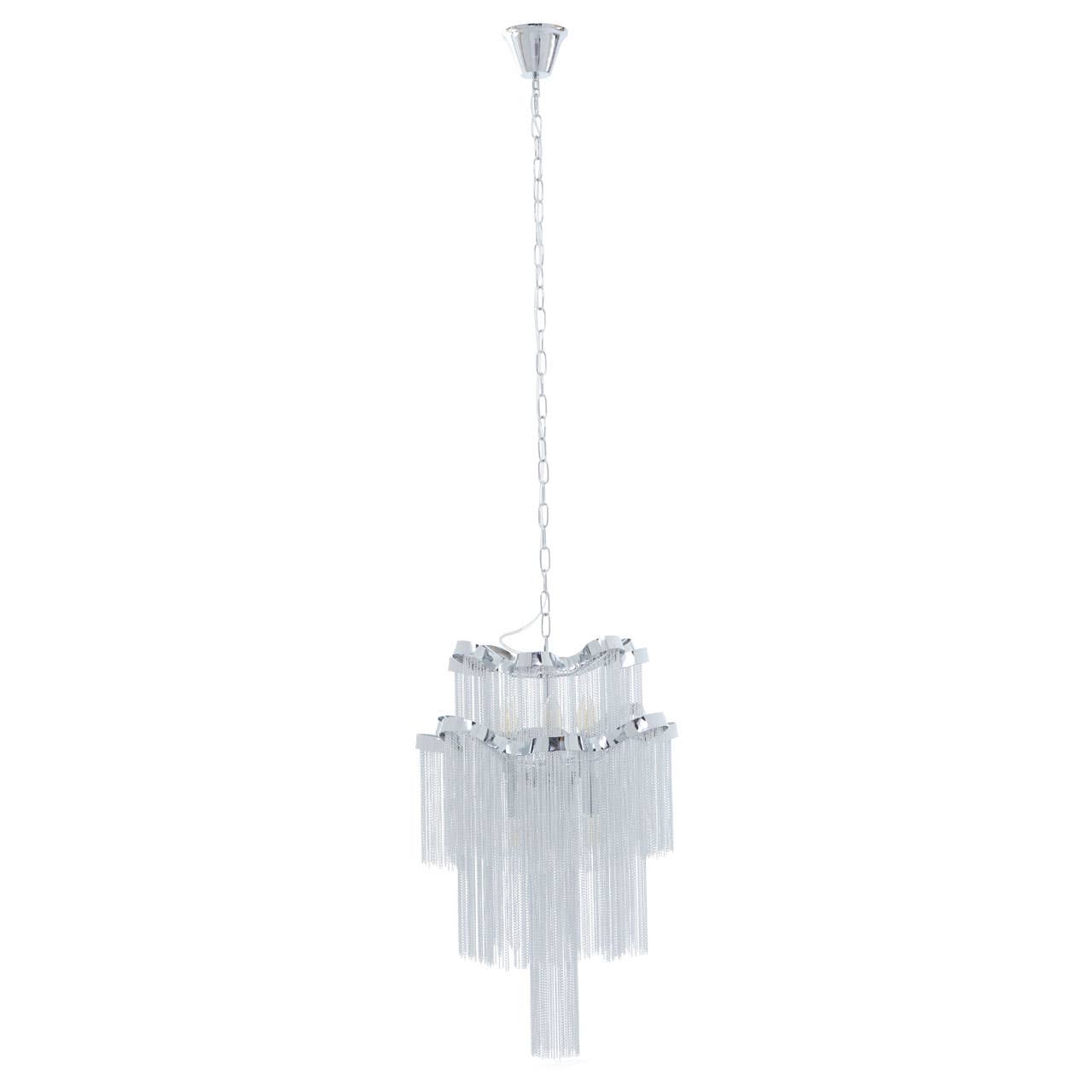 Chrome Tiered Pendant Light