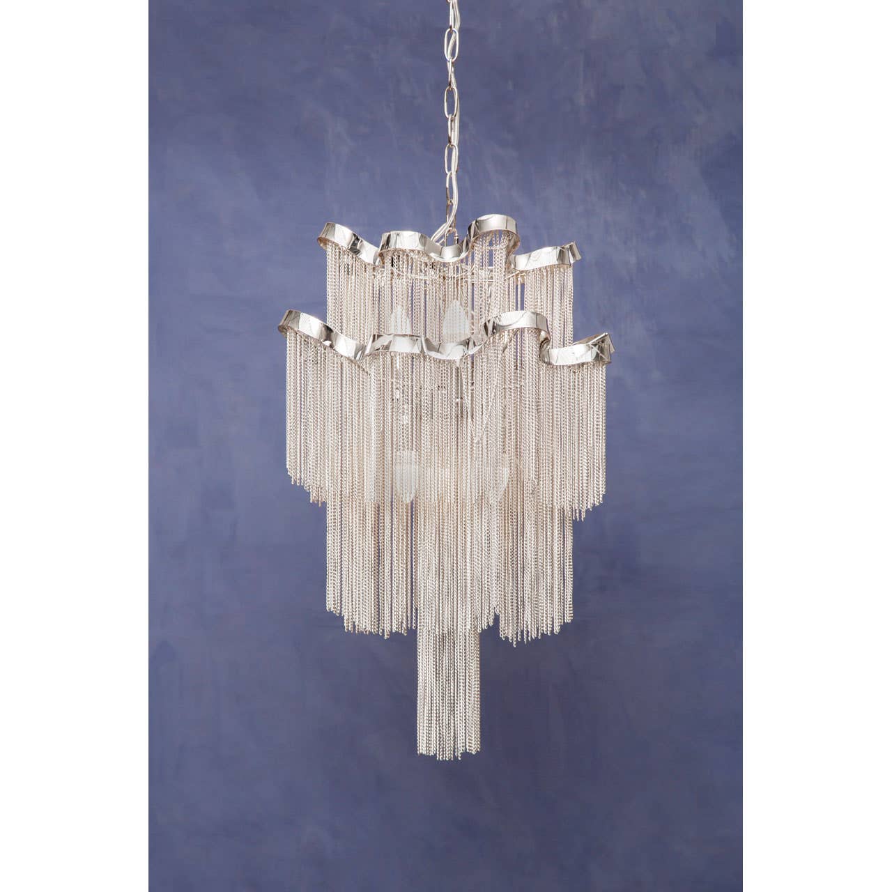 Chrome Tiered Pendant Light