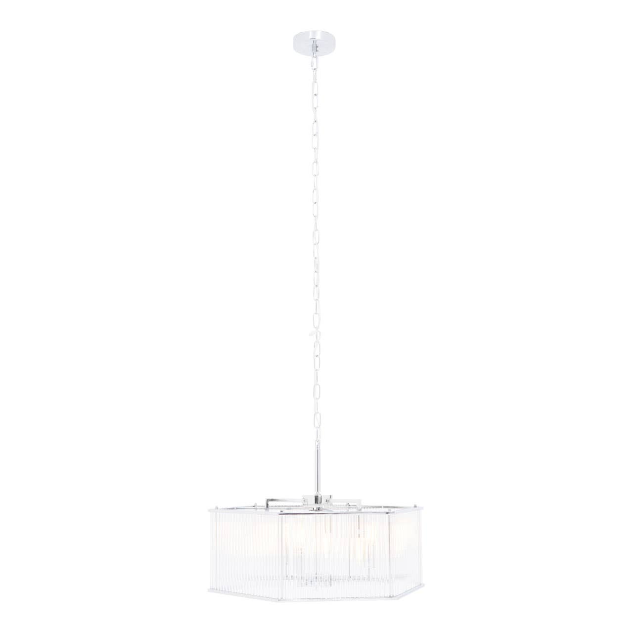 Modern Chrome Hex Pendant Light