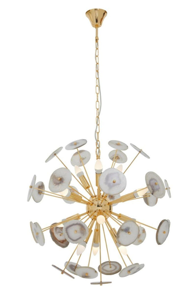 Agate Sphere Pendant Light