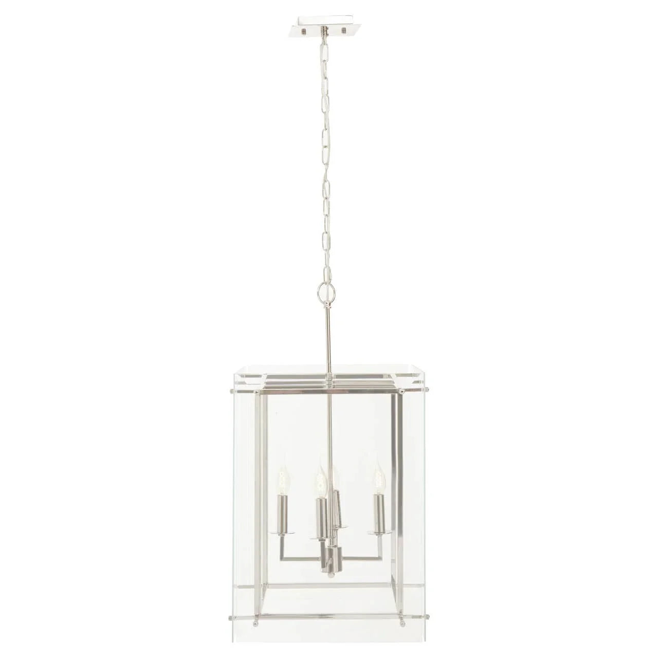 Sleek Box Frame Pendant Light