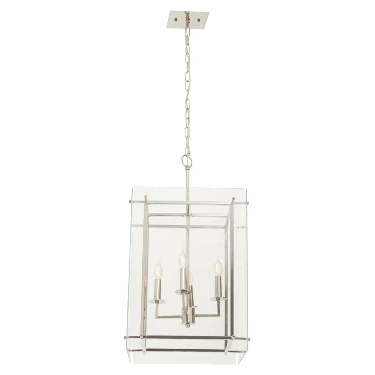 Sleek Box Frame Pendant Light
