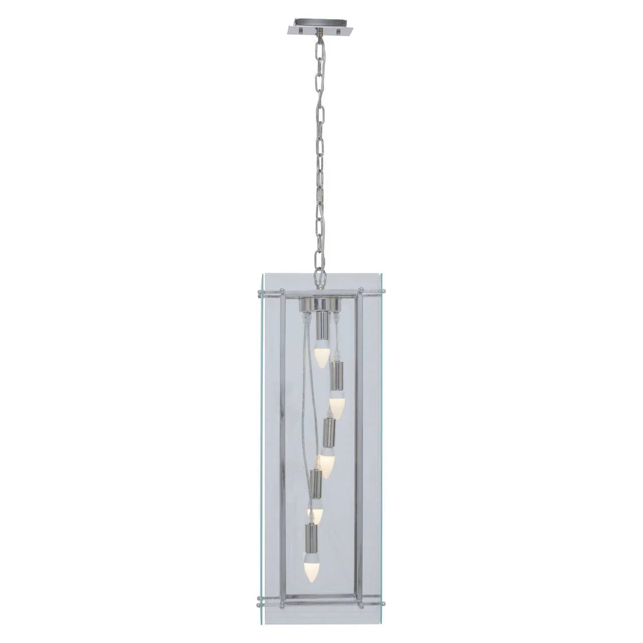 Sleek Glass Pendant Light