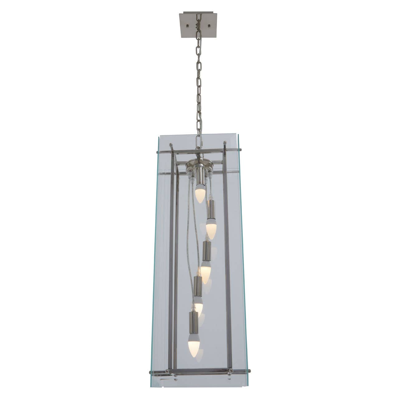 Sleek Glass Pendant Light