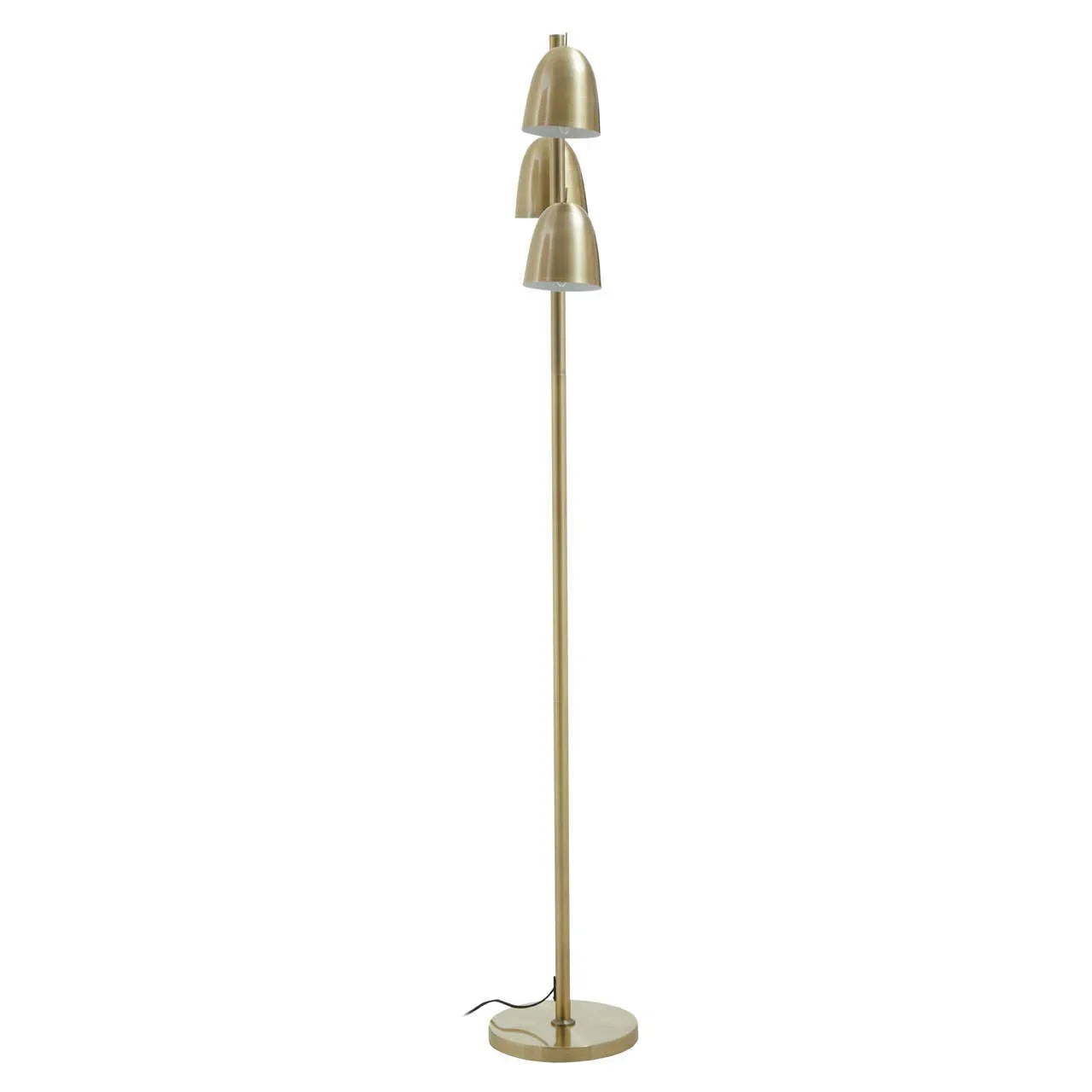 Modern Brass Spotlight Floor Lamp
