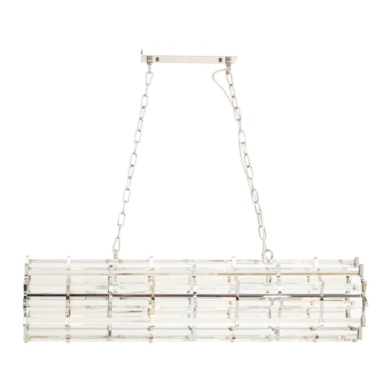 Crystal Prism Cylinder Pendant Light