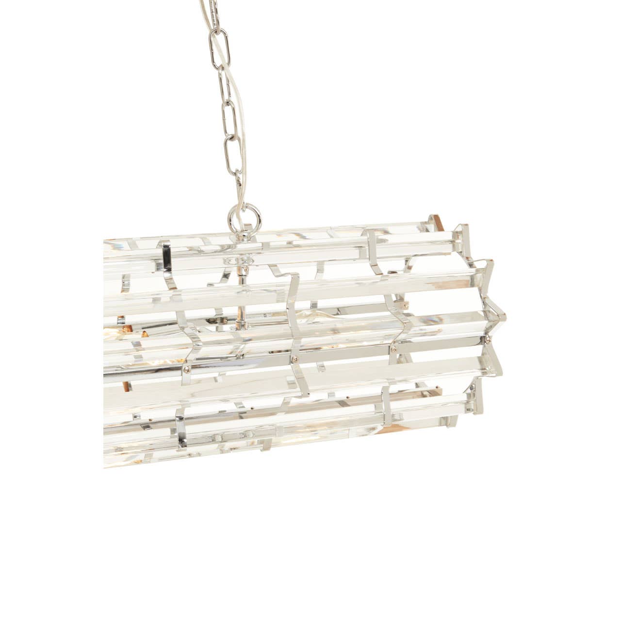 Crystal Prism Cylinder Pendant Light