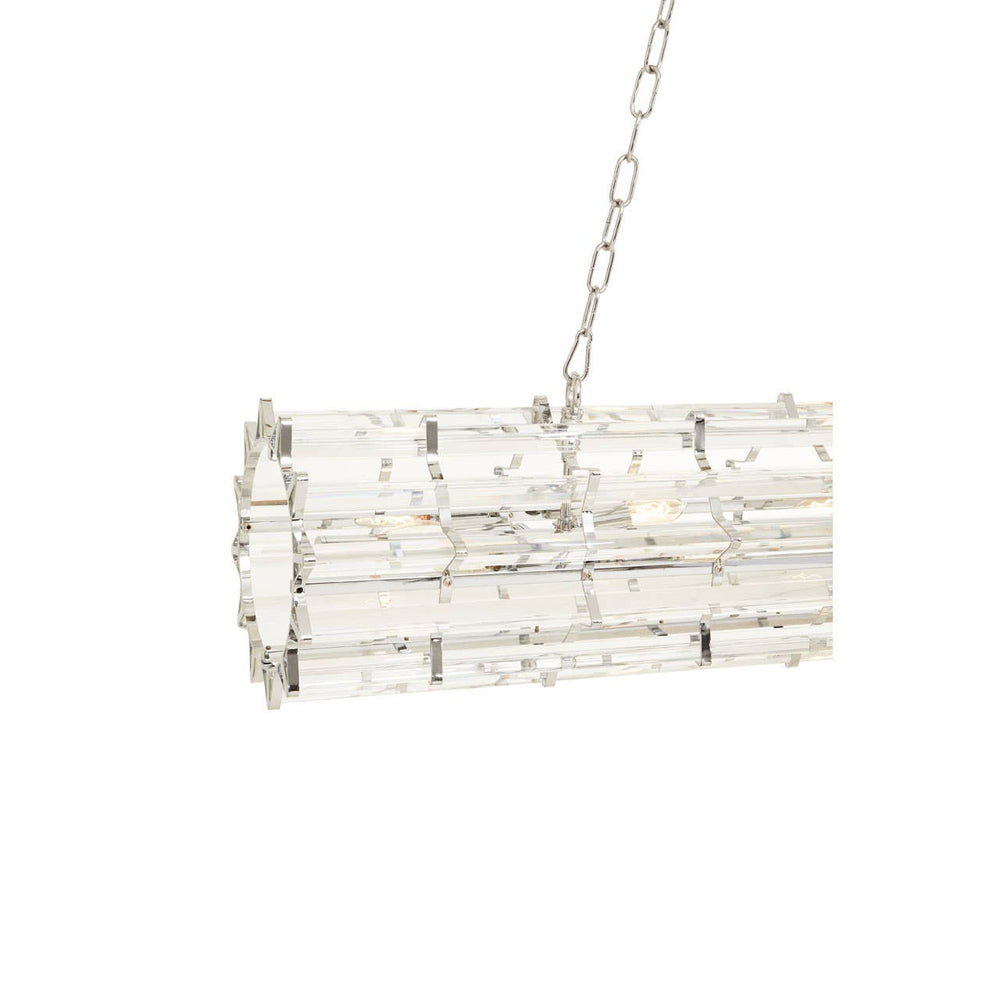 Crystal Prism Cylinder Pendant Light