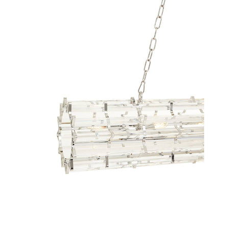 Crystal Prism Cylinder Pendant Light