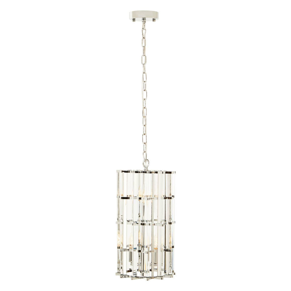 Crystal Prism Vertical Pendant Light