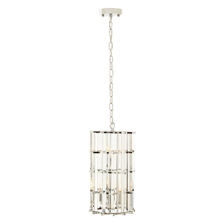 Crystal Prism Vertical Pendant Light