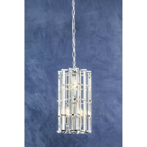 Crystal Prism Vertical Pendant Light