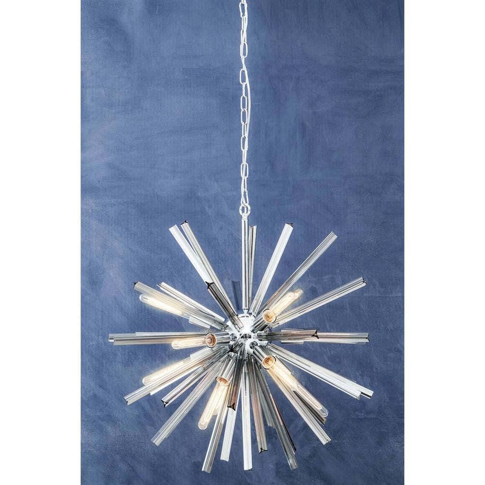 Elegant Smoke Grey Glass Light