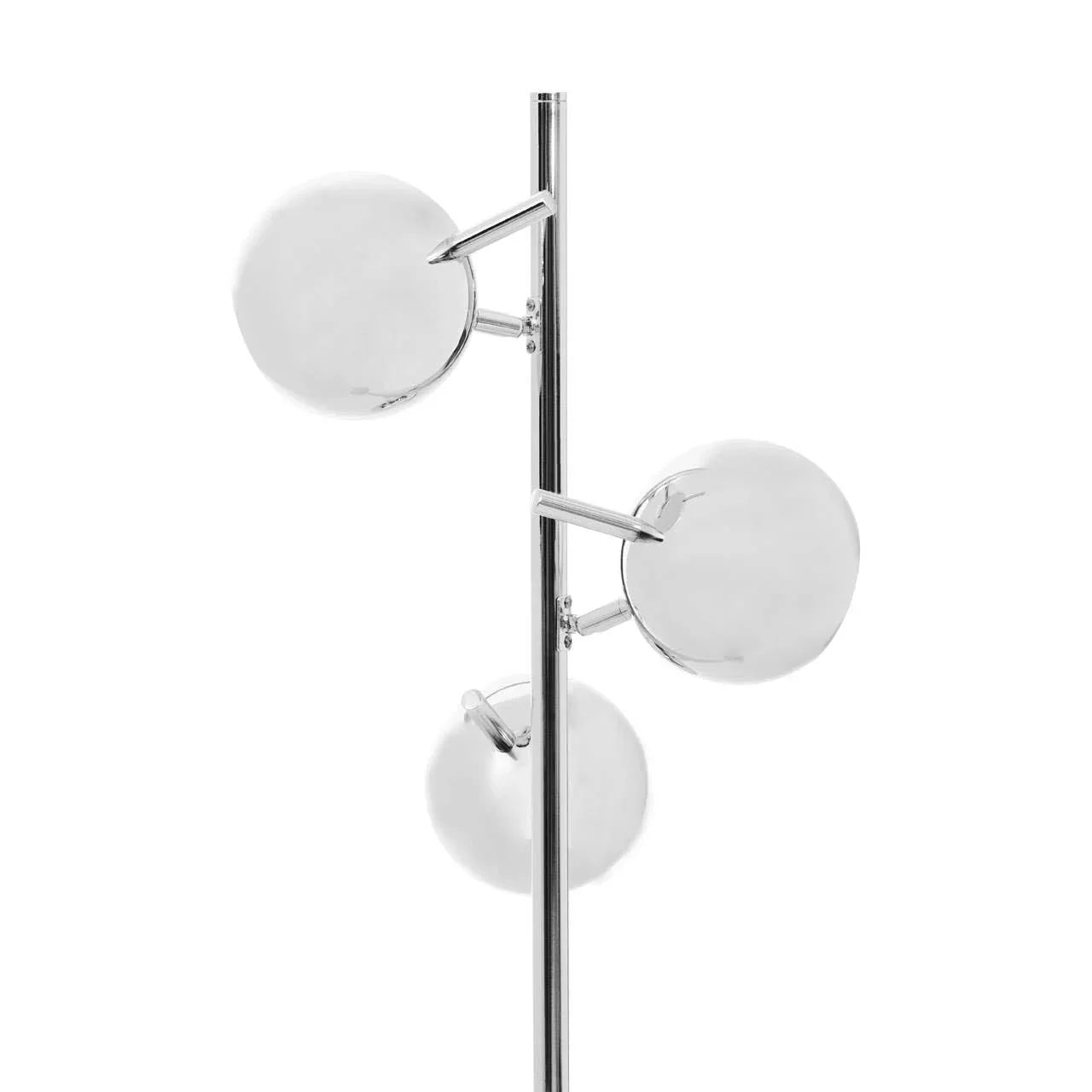 Tri-Light Chrome Floor Lamp