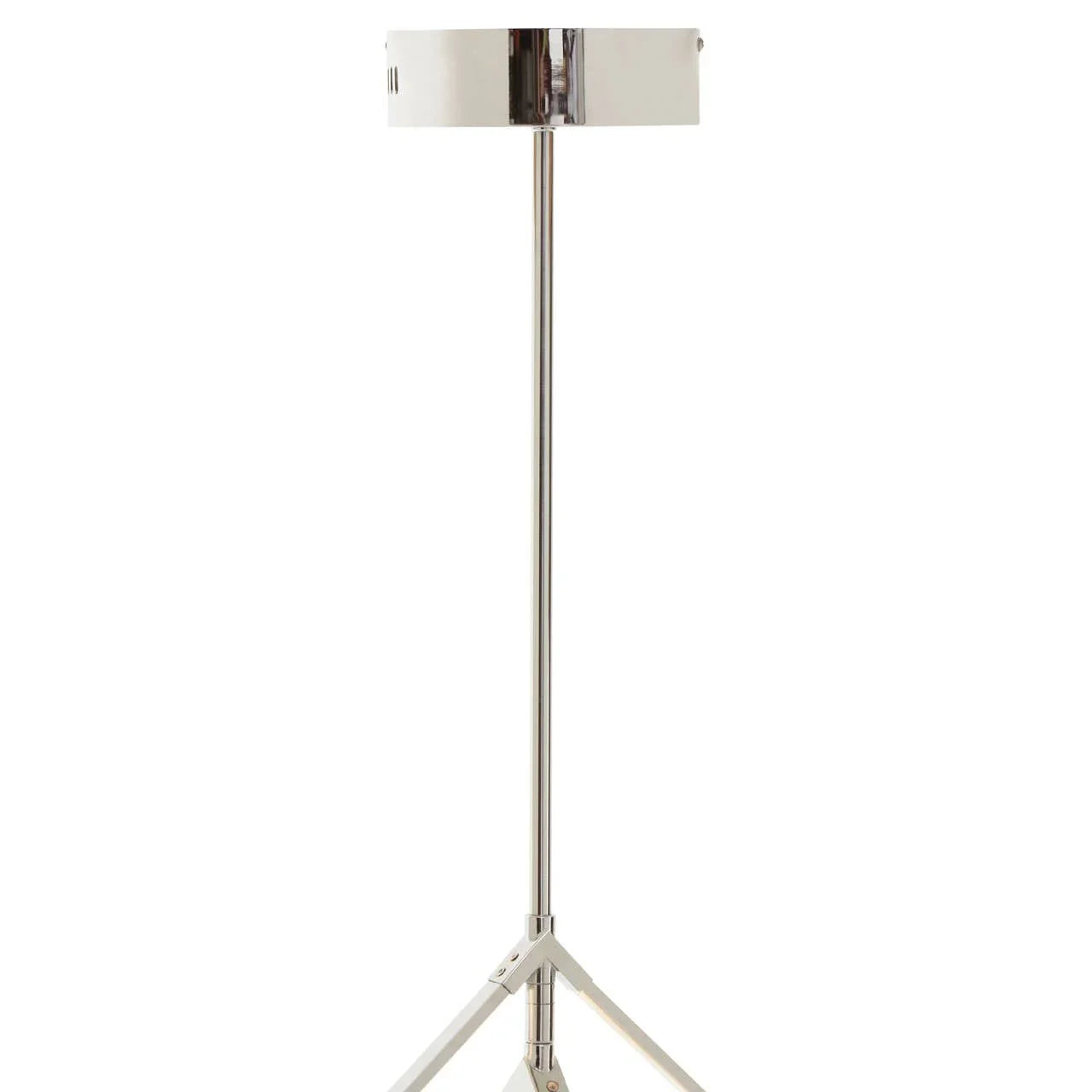 Sleek Chrome Geometric Pendant Light