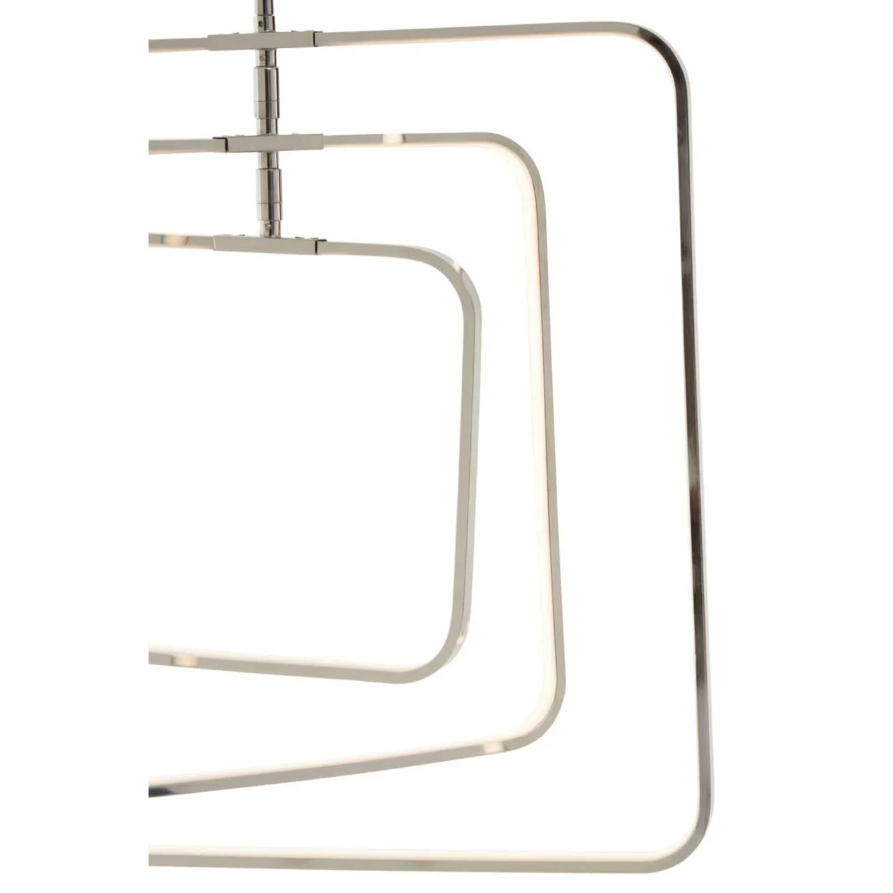 Geometric Chrome Pendant Lighting