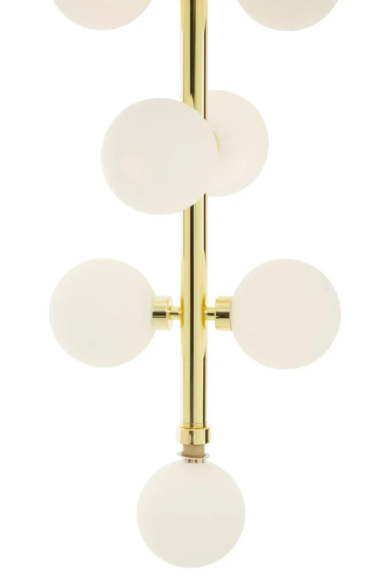 Glowing Glass Globe Pendant Light