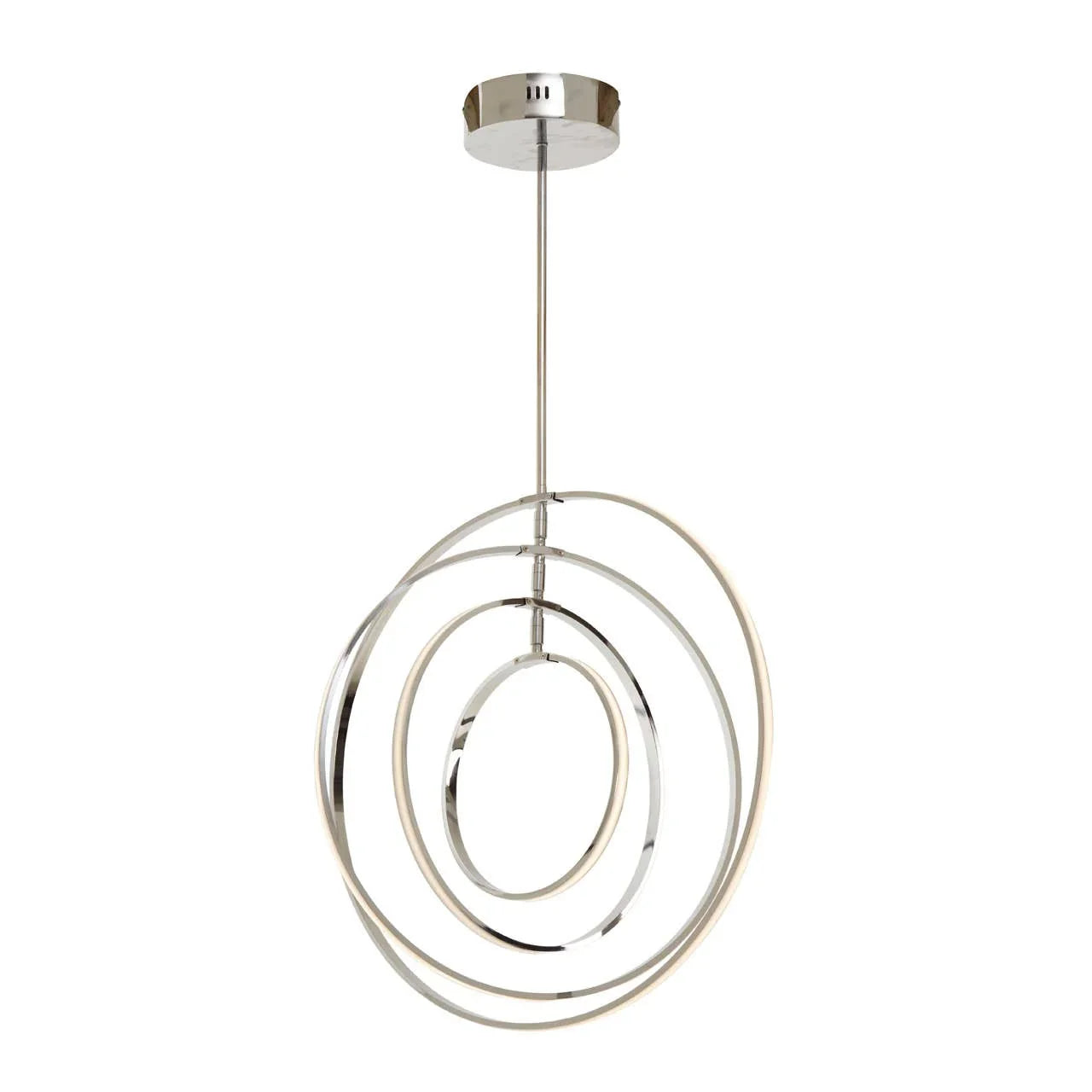 Chrome Ring Pendant Light