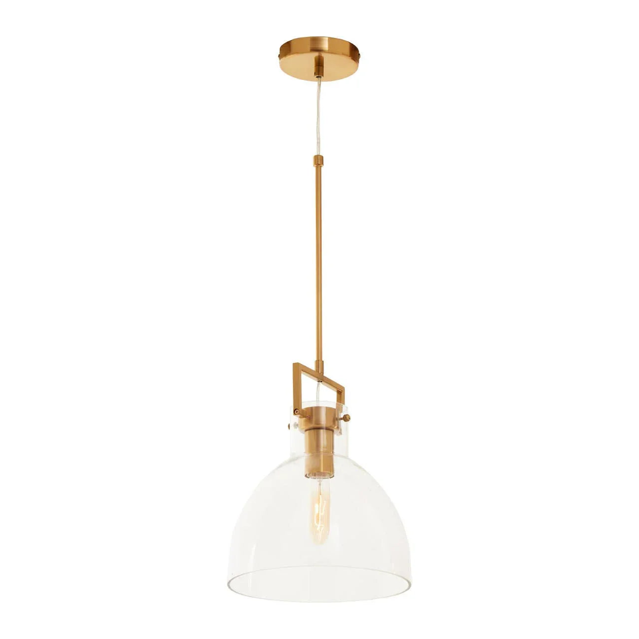 Bronze Glass Pendant Light