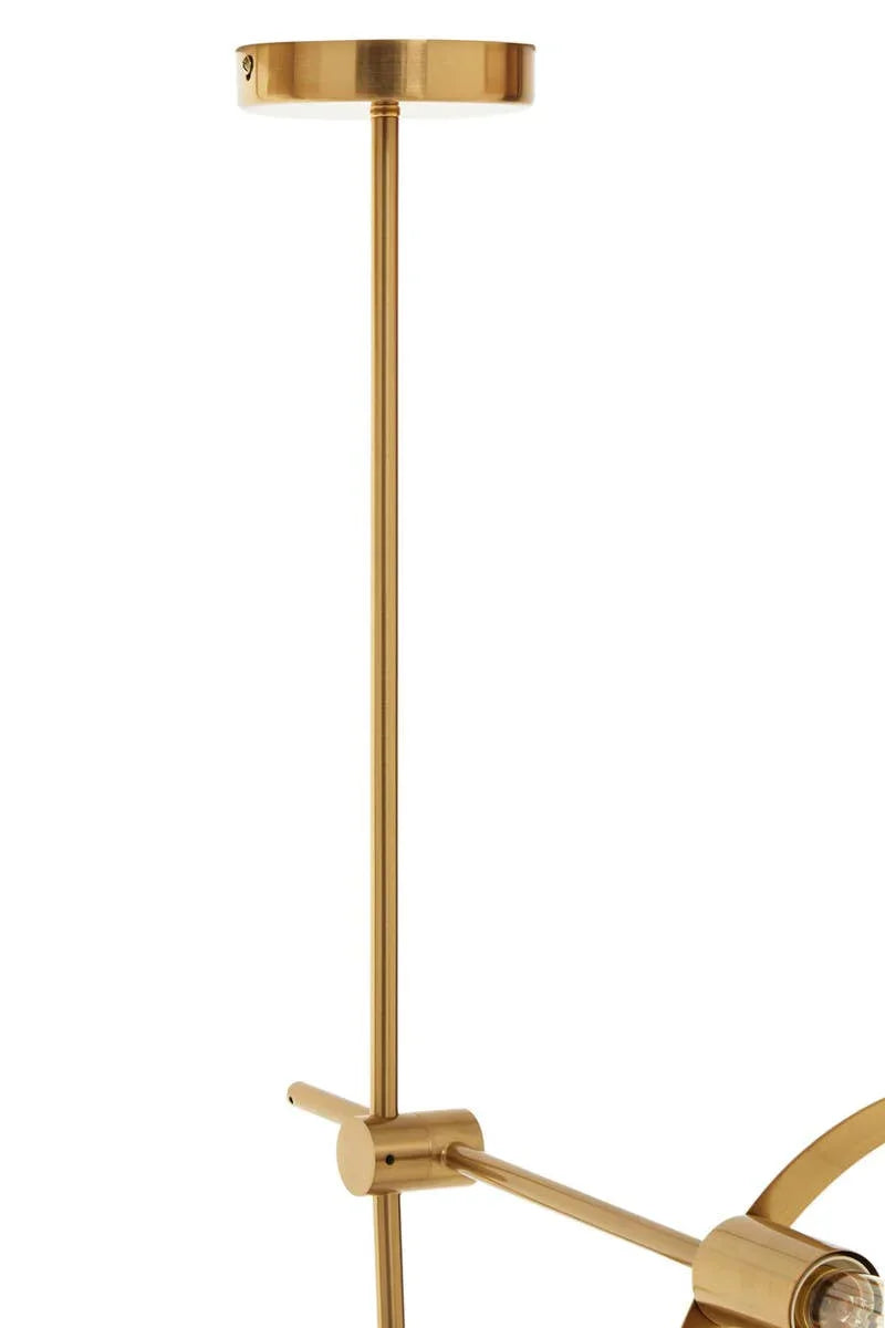 Angular Bronze Pendant Light