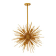 Luxury Brass Spike Pendant Light