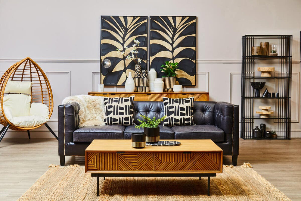 Boho Wood Bead Chandelier