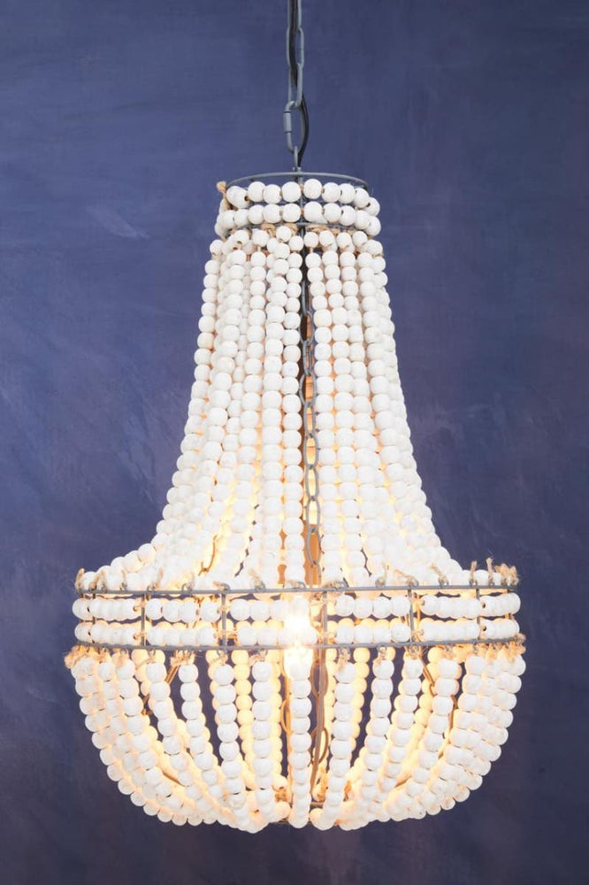 Boho Beaded Chandelier