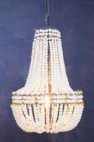 Boho Beaded Chandelier