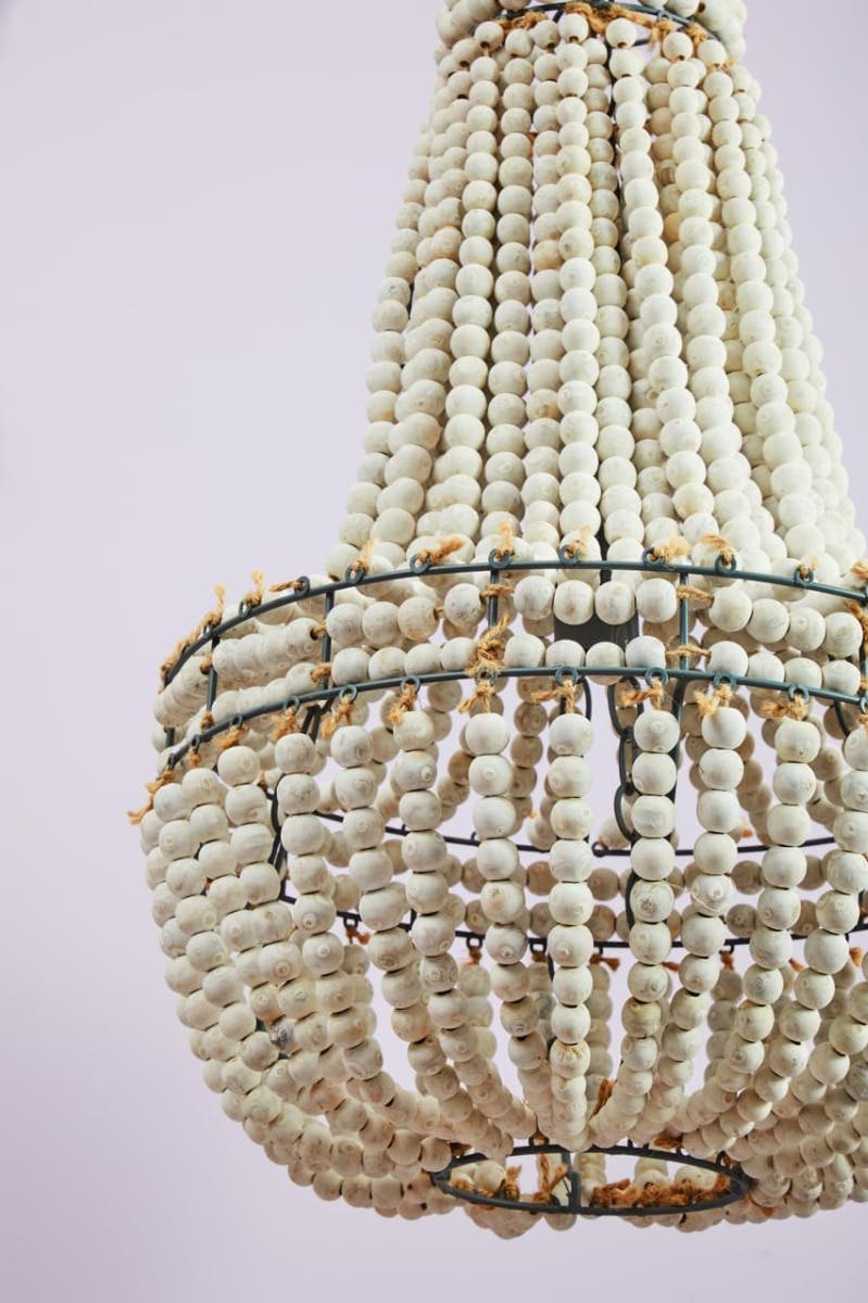 Boho Beaded Chandelier