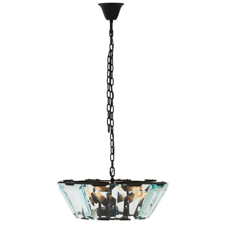 Sculpted Glass Pendant Chandelier