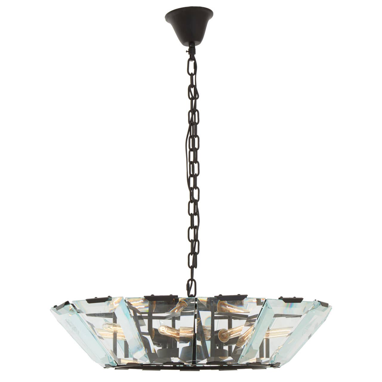 Geometric Glass Chandelier Light