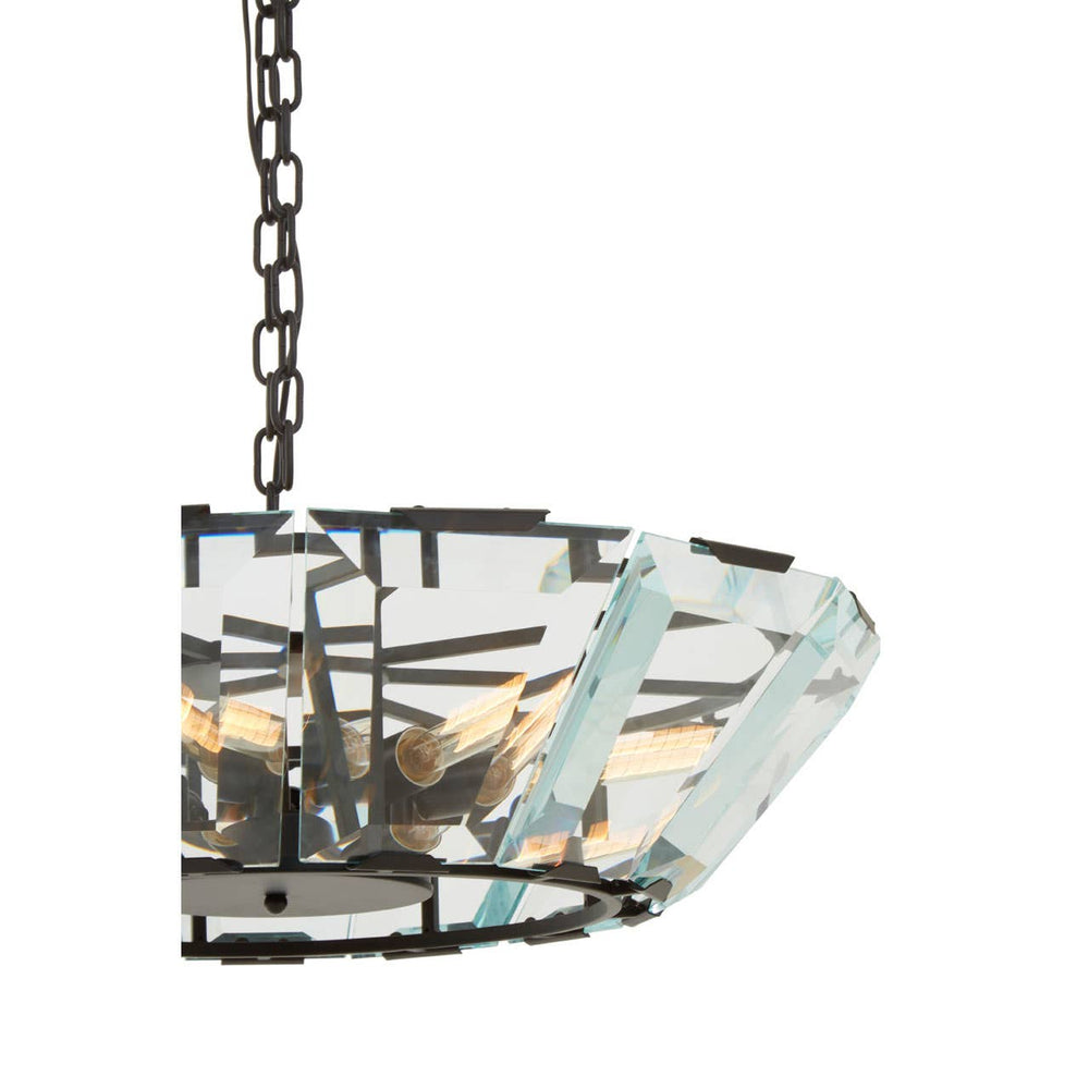 Geometric Glass Chandelier Light
