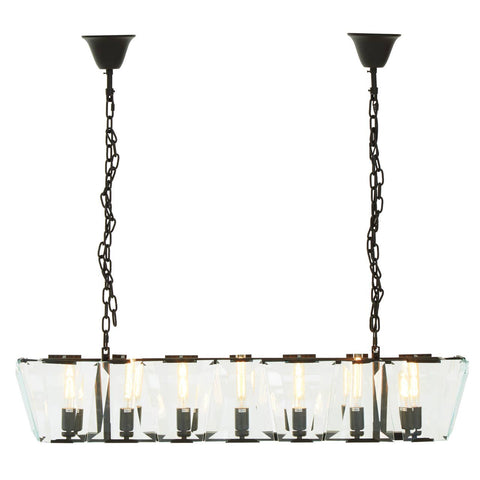 Glass Jar Chandelier Pendant Light