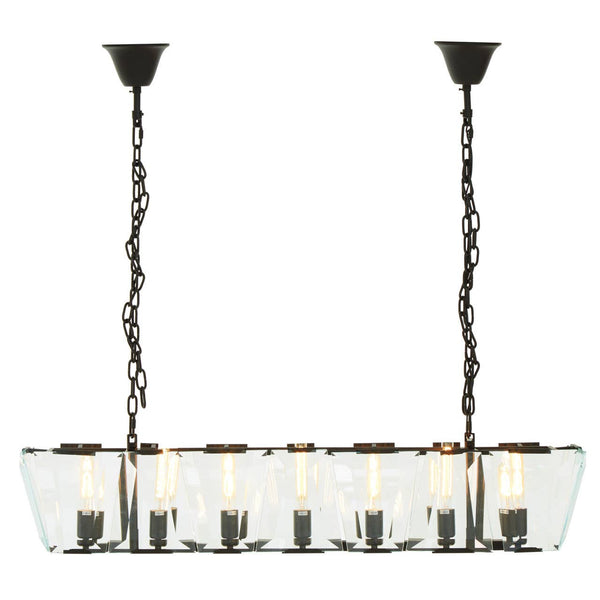 Glass Jar Chandelier Pendant Light