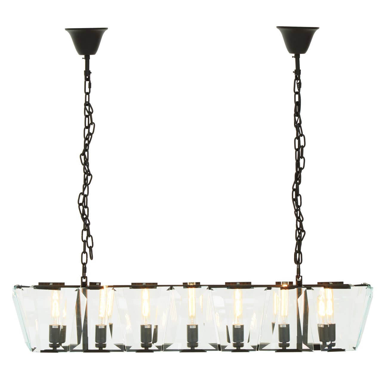 Glass Jar Chandelier Pendant Light