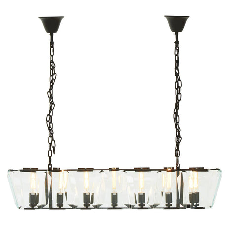 Glass Jar Chandelier Pendant Light