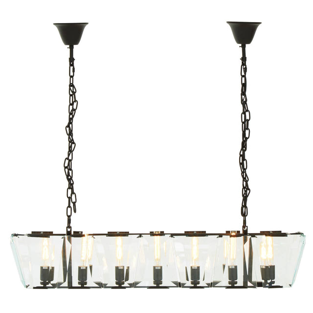 Glass Jar Chandelier Pendant Light